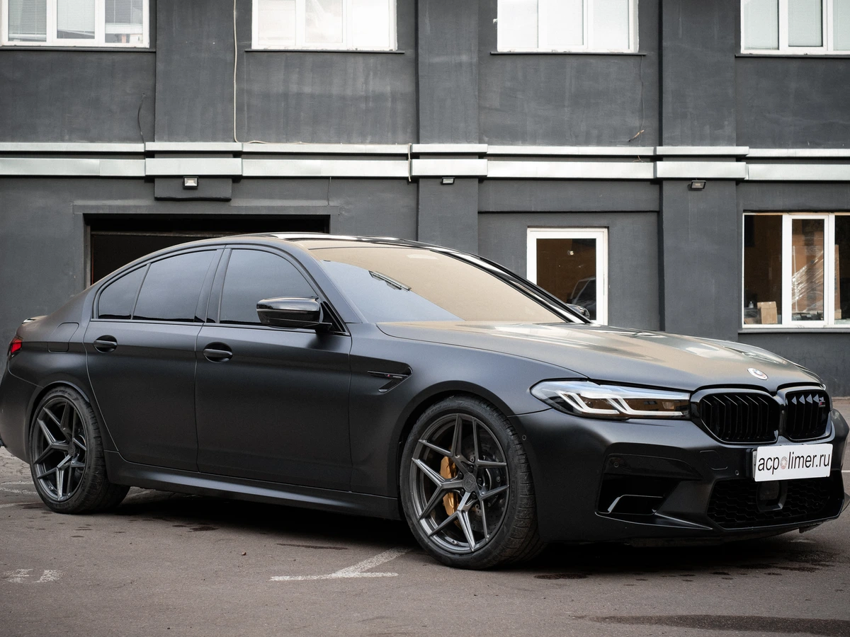 После: BMW M5 Competition — полировка и нанесение керамики