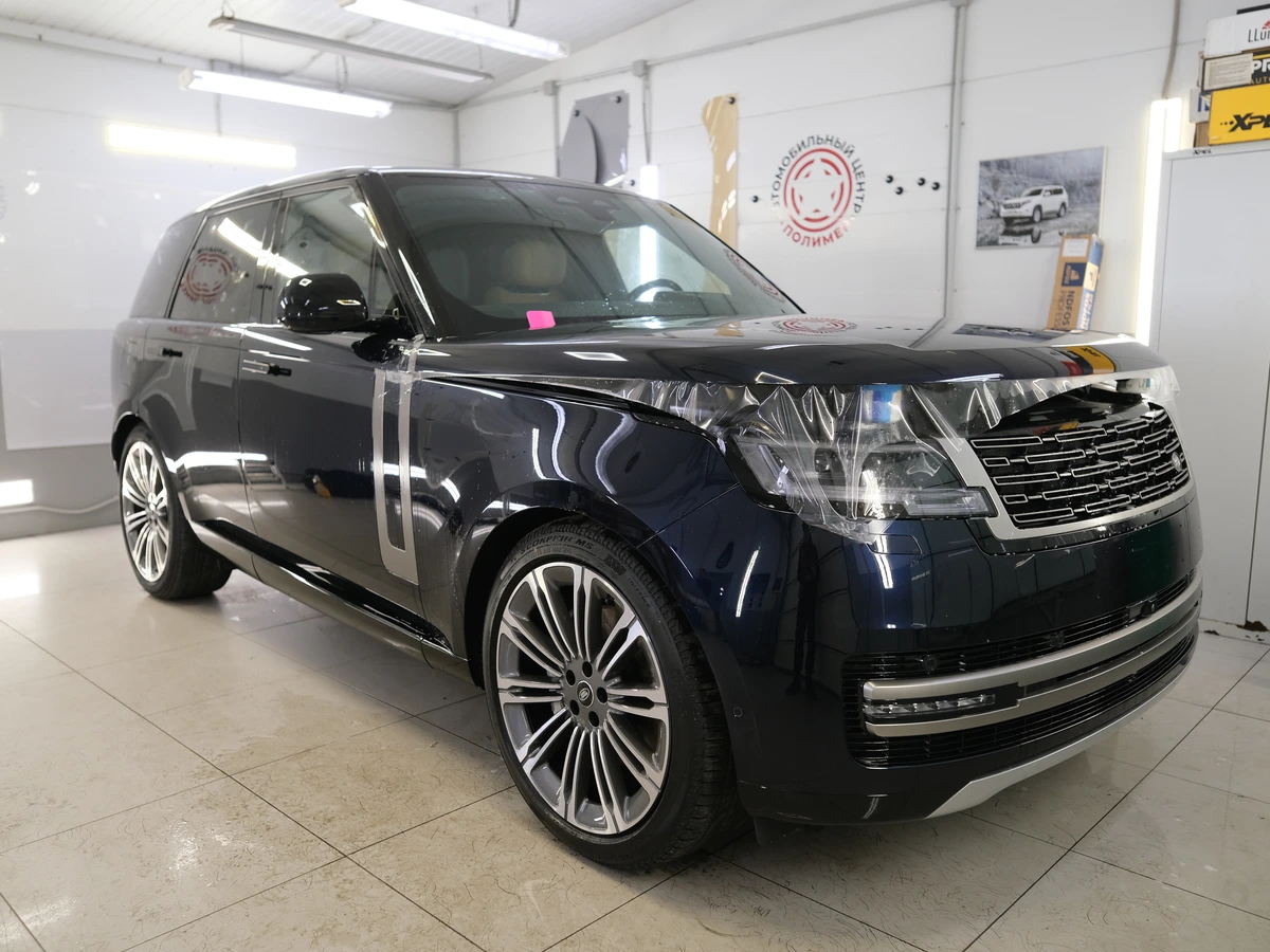 После: Range Rover — нанесение бронеплёнки в мастерской